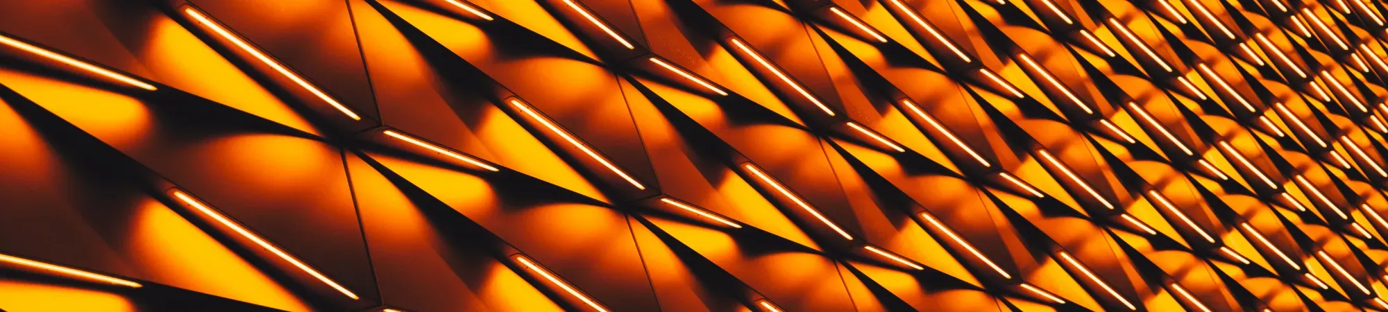 Abstract orange panels